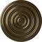 Ekena Millwork Carton Smooth Ceiling Medallion (Fits Canopies up to 9 1/8"), Hnd-Painted Brass, 29 1/8"OD x 1 1/2"P CM29CABRS - alternate 1
